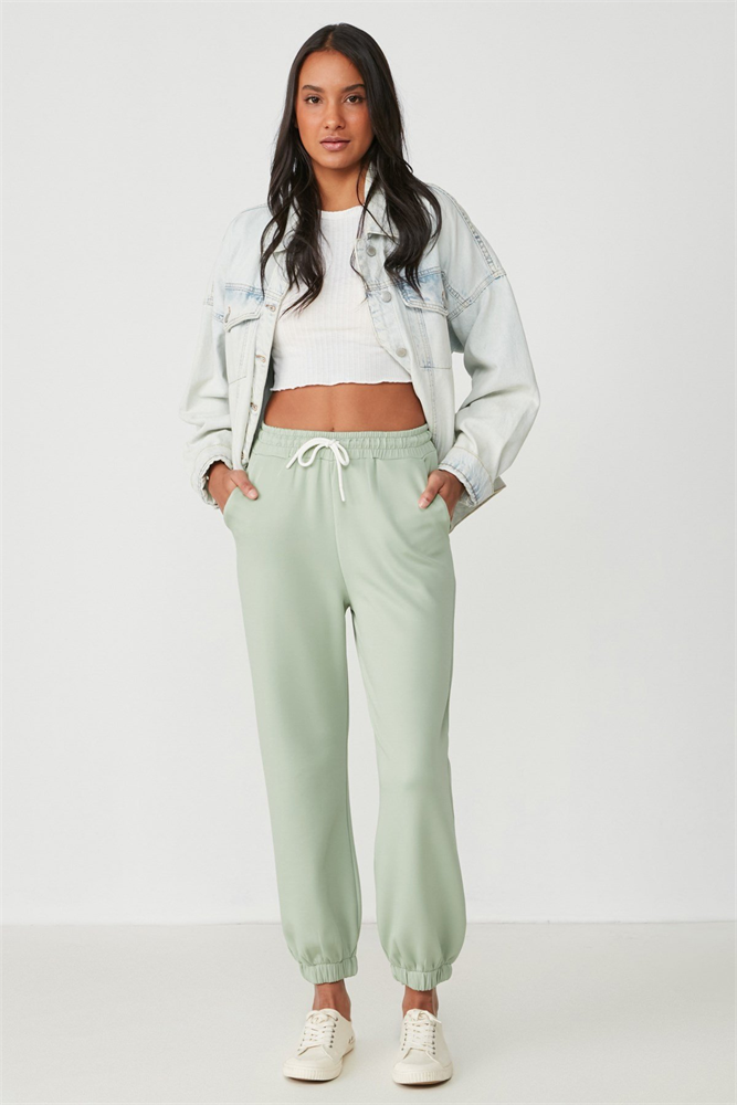 C&City Women Sweatpants 806 Pistachio Green